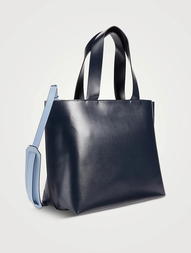 Banner Leather Tote Bag