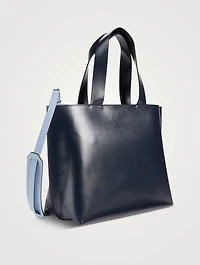 Banner Leather Tote Bag