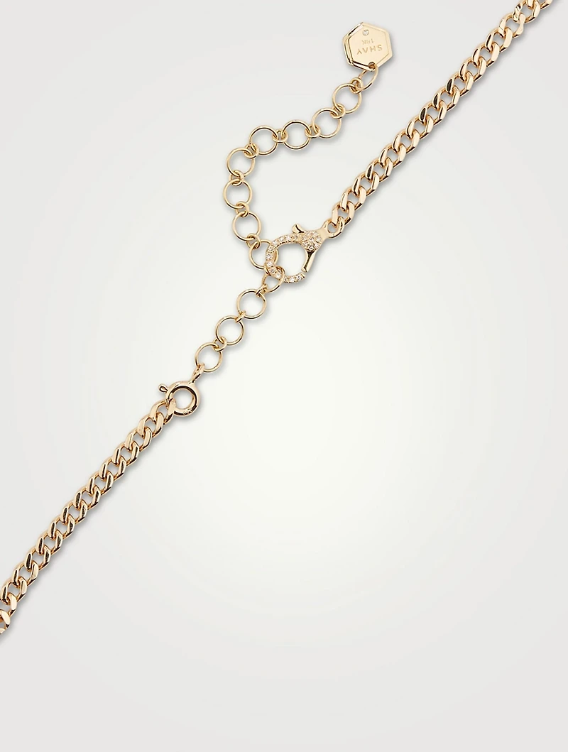 18K Gold Baby Link Necklace