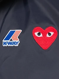 K-Way Nylon Zip Jacket With Hood