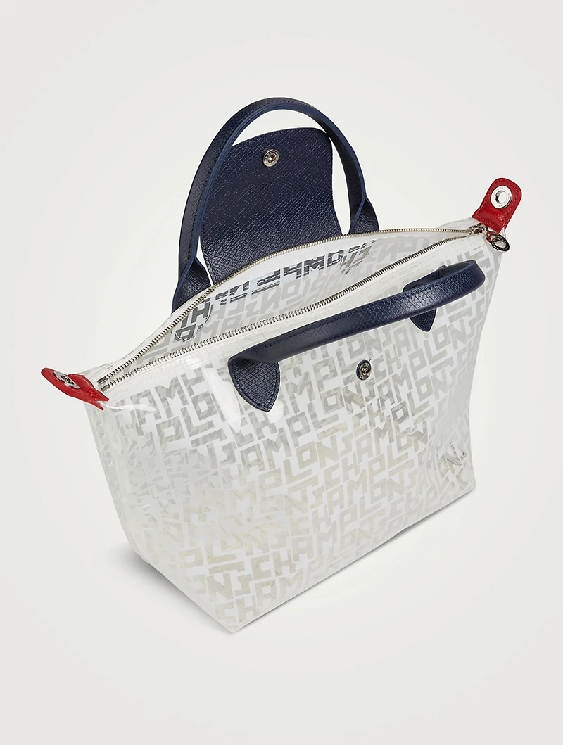 Le Pliage Transparent Top Handle Bag