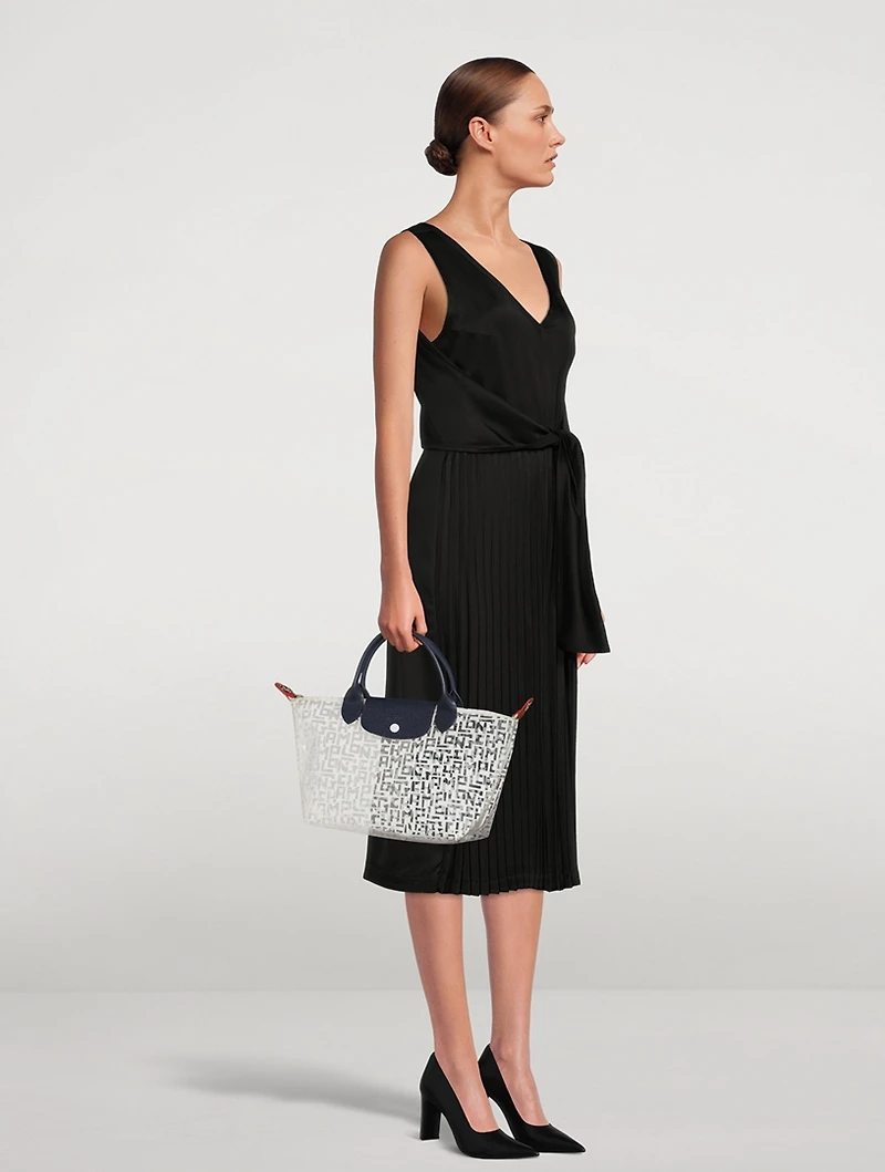Le Pliage Transparent Top Handle Bag