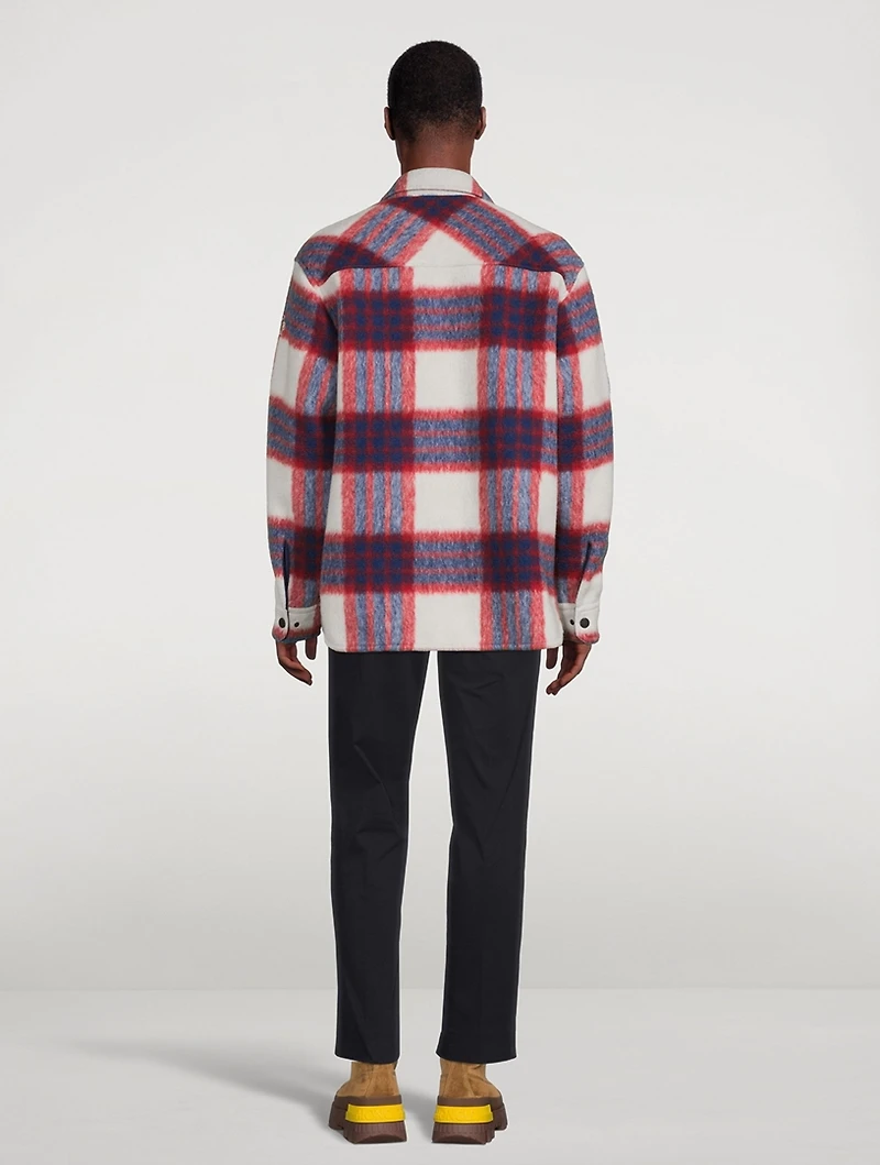 Waier Wool-Blend Shirt Jacket