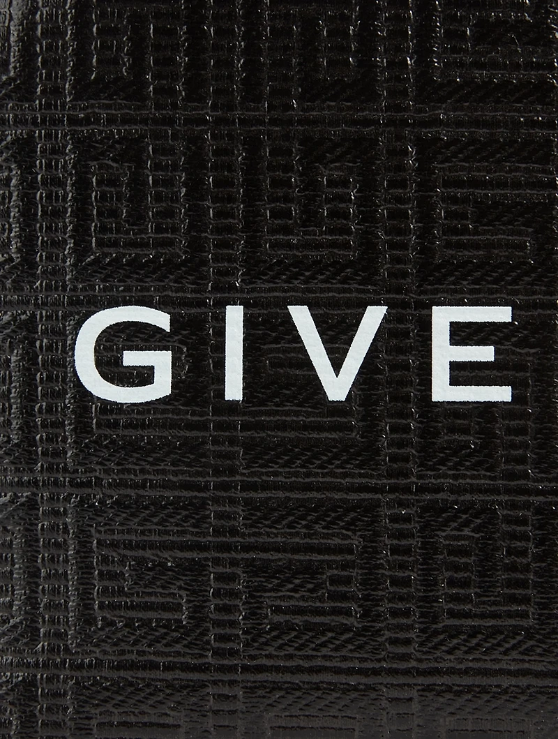 G-Essentials Embossed Coated Canvas Pouch