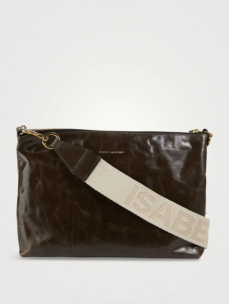 Nessah Leather Crossbody Bag