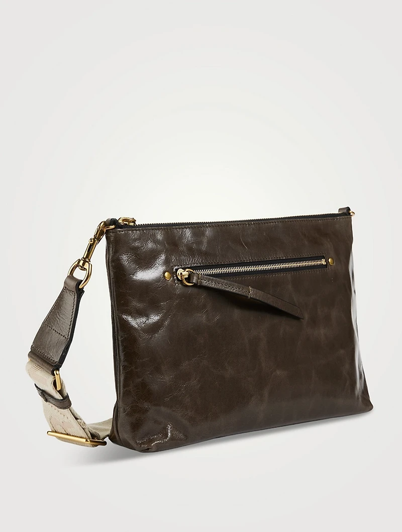 Nessah Leather Crossbody Bag