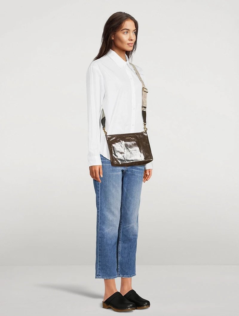 Nessah Leather Crossbody Bag