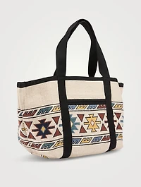 Darwen Tote Bag In Ikat Print