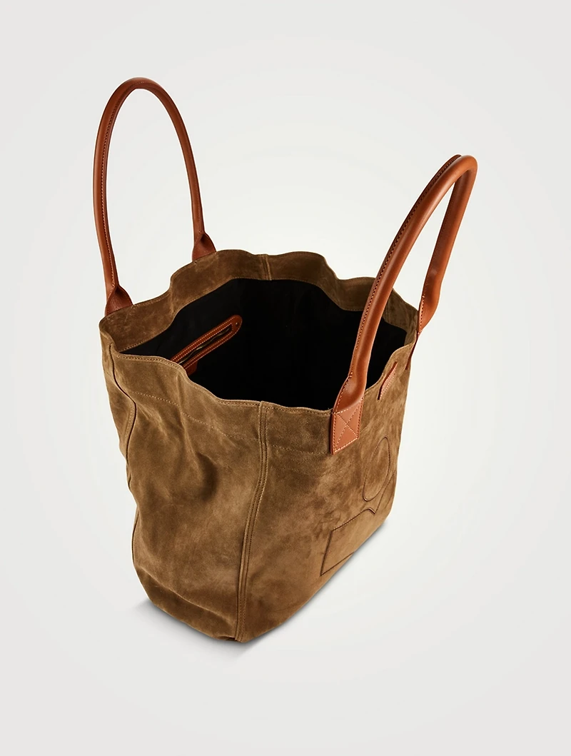 Large Yenky Suede Tote Bag