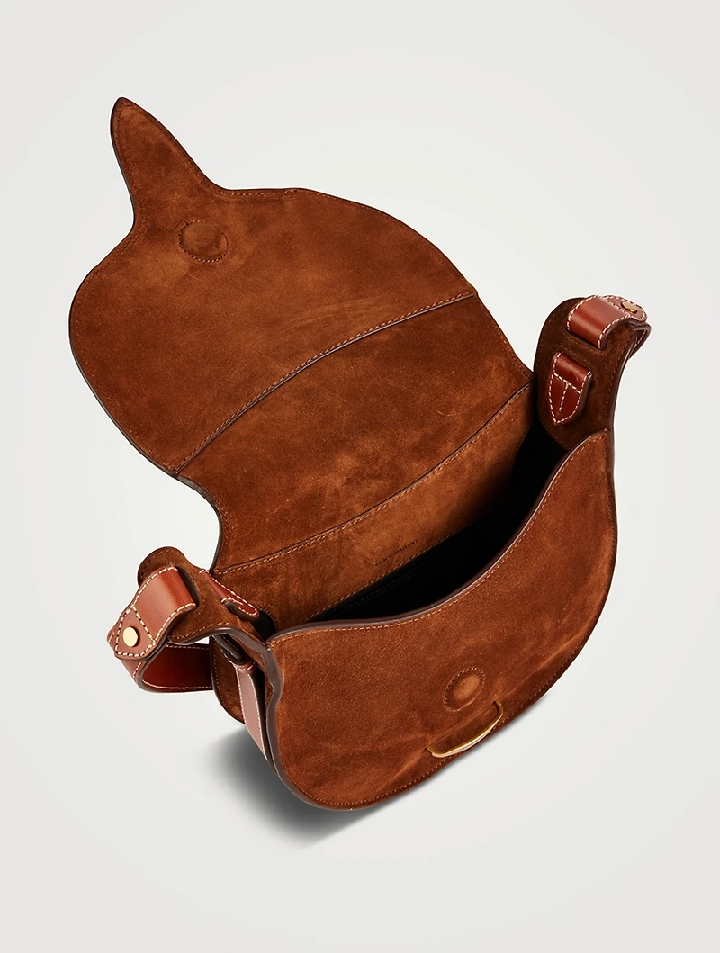 Botsy Suede Saddle Bag
