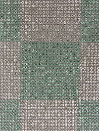 Crystal Mesh Crossbody Bag In Check Print