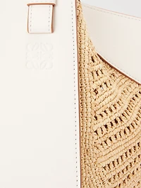Loewe x Paula’s Ibiza Small Hammock Leather And Raffia Bag