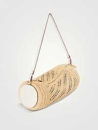 Loewe x Paula’s Ibiza Raffia Bracelet Pouch