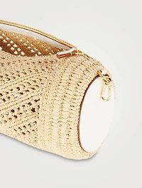 Loewe x Paula’s Ibiza Raffia Bracelet Pouch