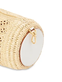 Loewe x Paula’s Ibiza Raffia Bracelet Pouch