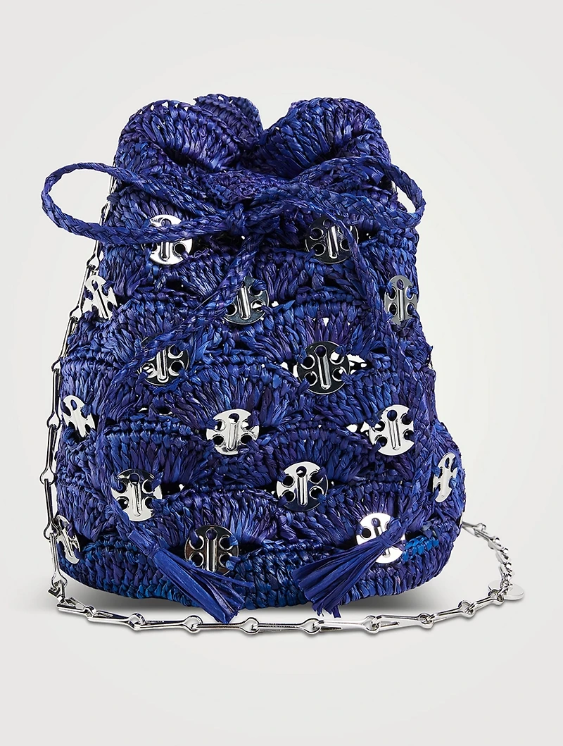 Raffia Bucket Bag