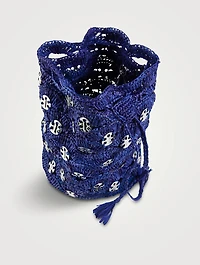 Raffia Bucket Bag