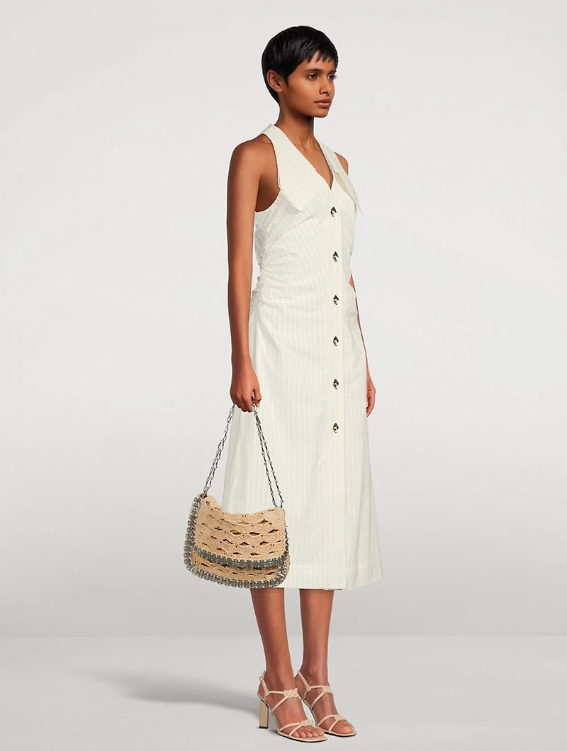 Large Raffia Shoulder Bag