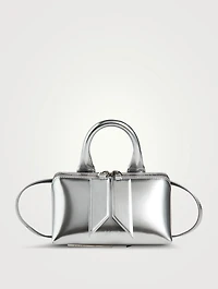 Friday Metallic Leather Crossbody Bag