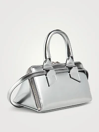 Friday Metallic Leather Crossbody Bag