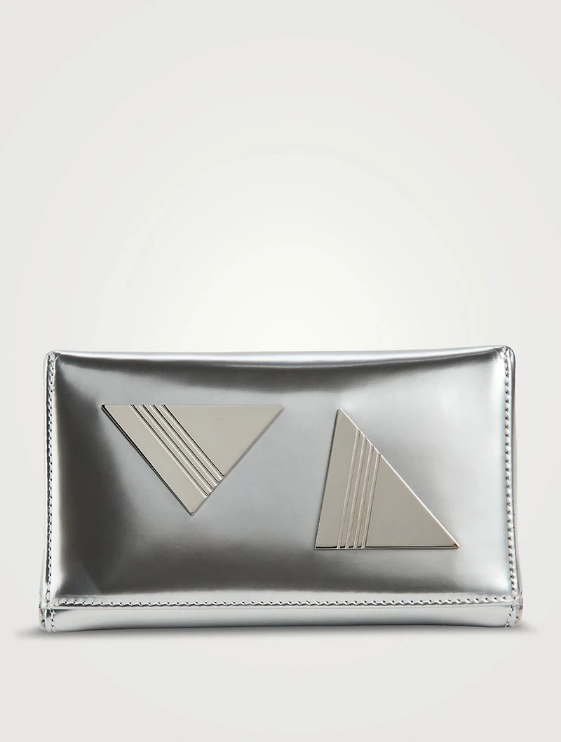 Friday Metallic Leather Crossbody Bag