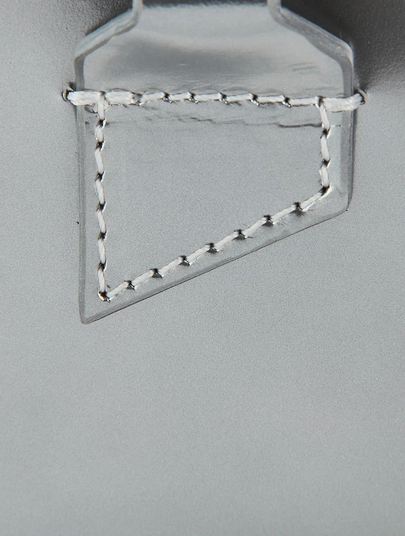 Friday Metallic Leather Crossbody Bag