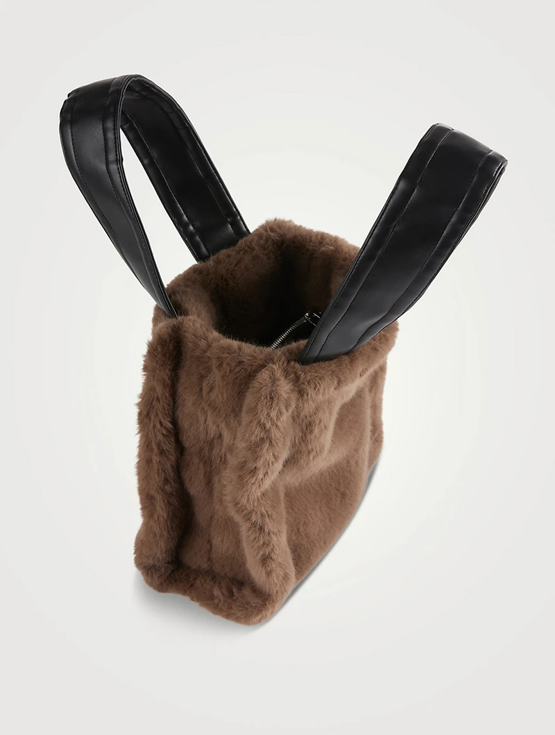 Lisetnis Faux Fur Tote Bag