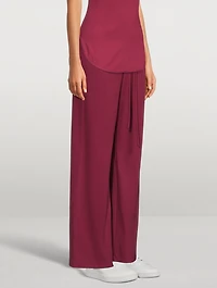 Organic Cotton Wide-Leg Leisure Pants