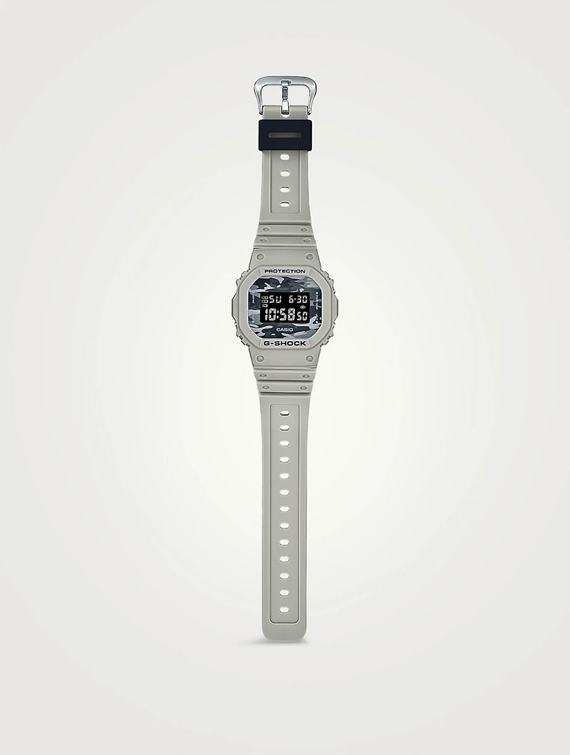 G Shock Camo Resin Strap Watch
