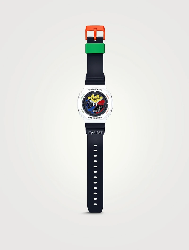 G Shock Rubiks Resin Strap Watch