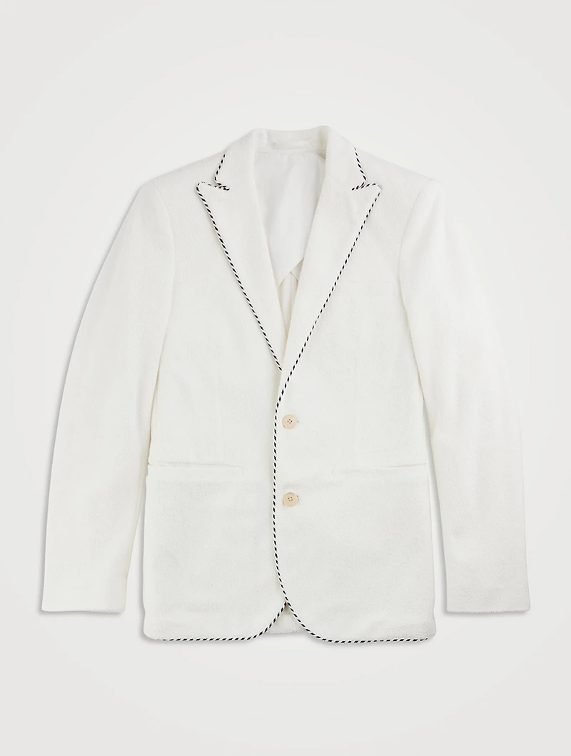Edgar Tailored Jacket With Stripe Piping