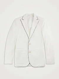 Edgar Tailored Jacket With Stripe Piping