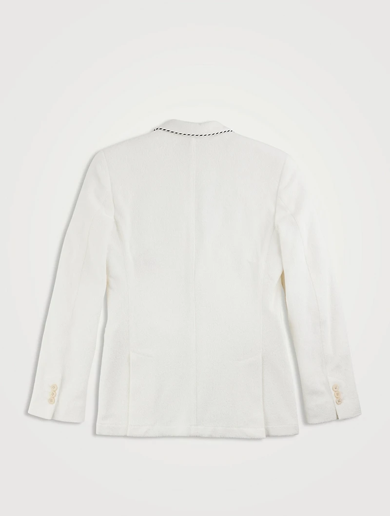 Edgar Tailored Jacket With Stripe Piping