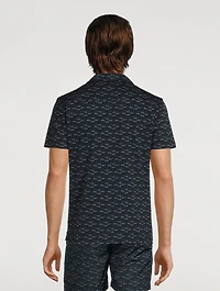 Donald X Tailored Polo Shirt Torus Print
