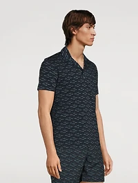Donald X Tailored Polo Shirt Torus Print