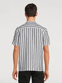 Hibbert Linen and Cotton Striped Shirt