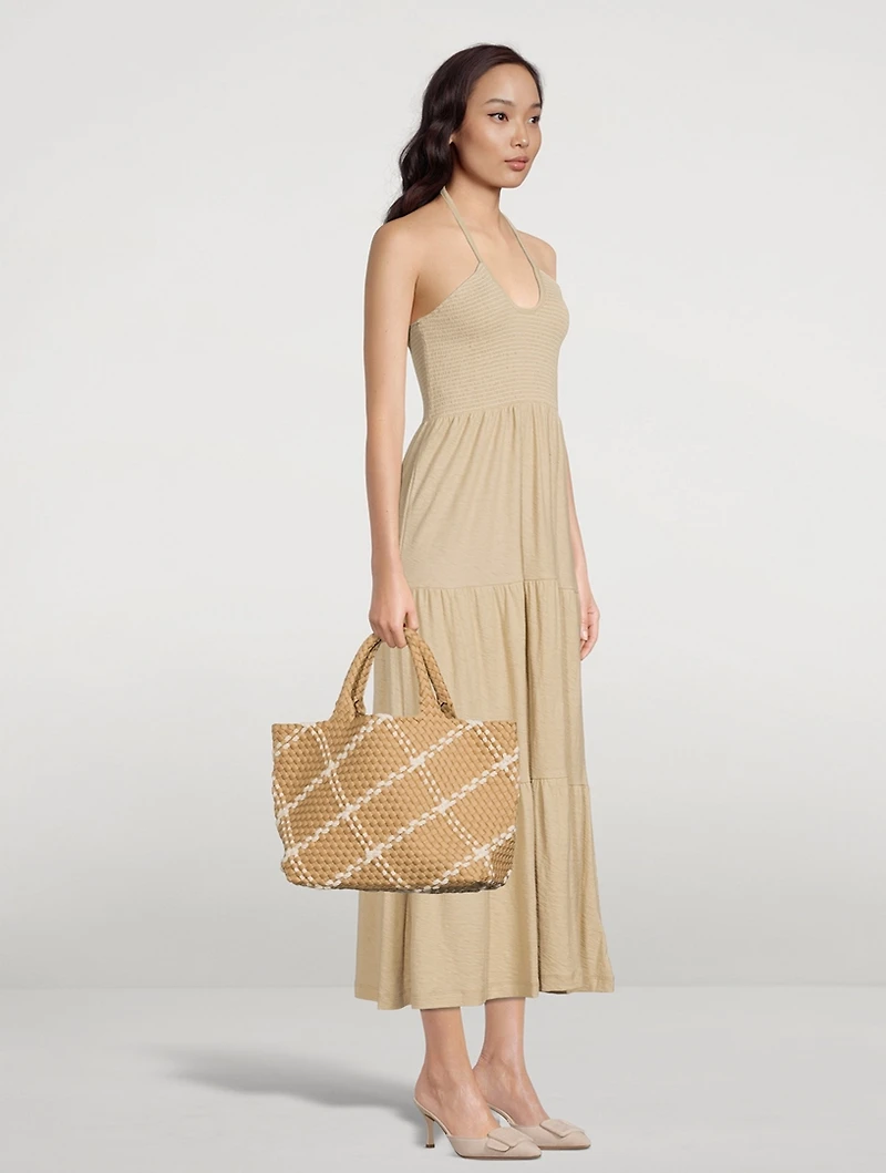 Medium St. Barths Neoprene And Rope Tote Bag