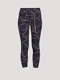 Super Soft 7/8 Yoga Leggings Line Flow Print