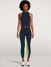 Power Zip-Back Tank Top