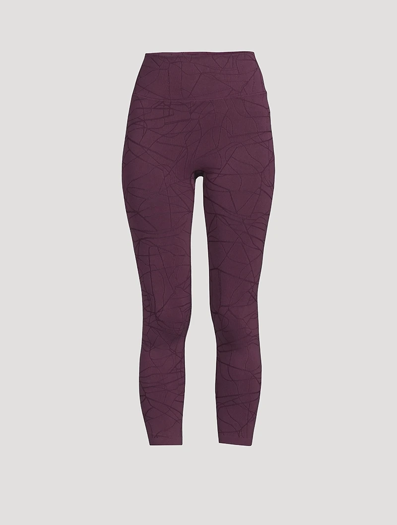 Motion Jacquard 7/8 Workout Leggings