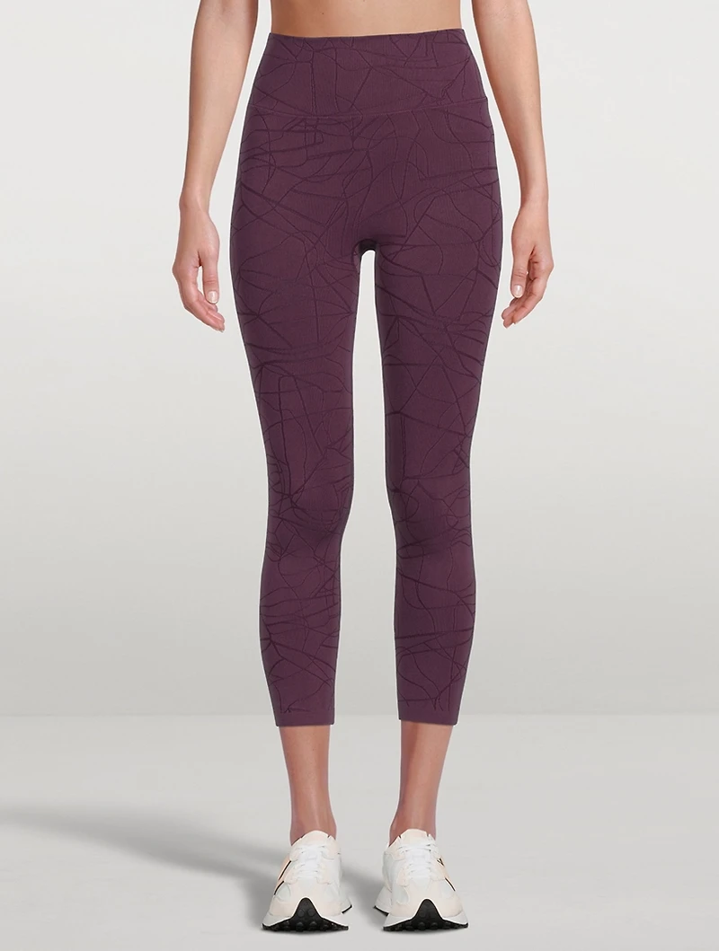 Motion Jacquard 7/8 Workout Leggings
