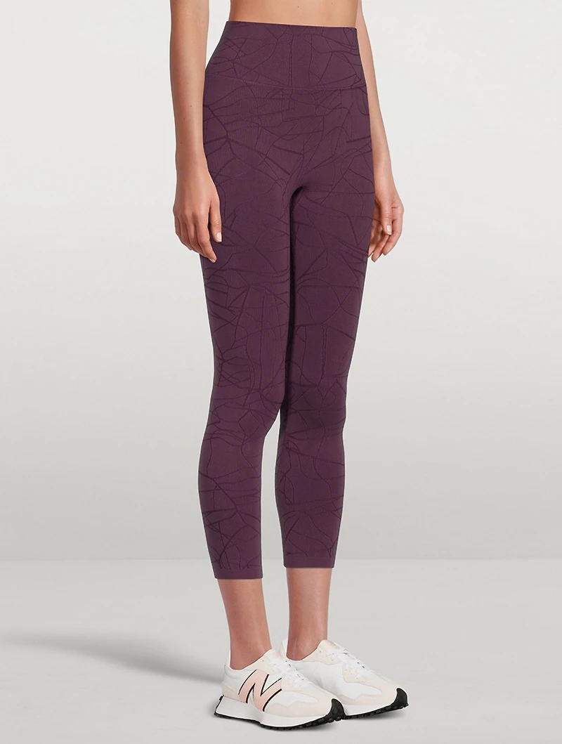 Motion Jacquard 7/8 Workout Leggings