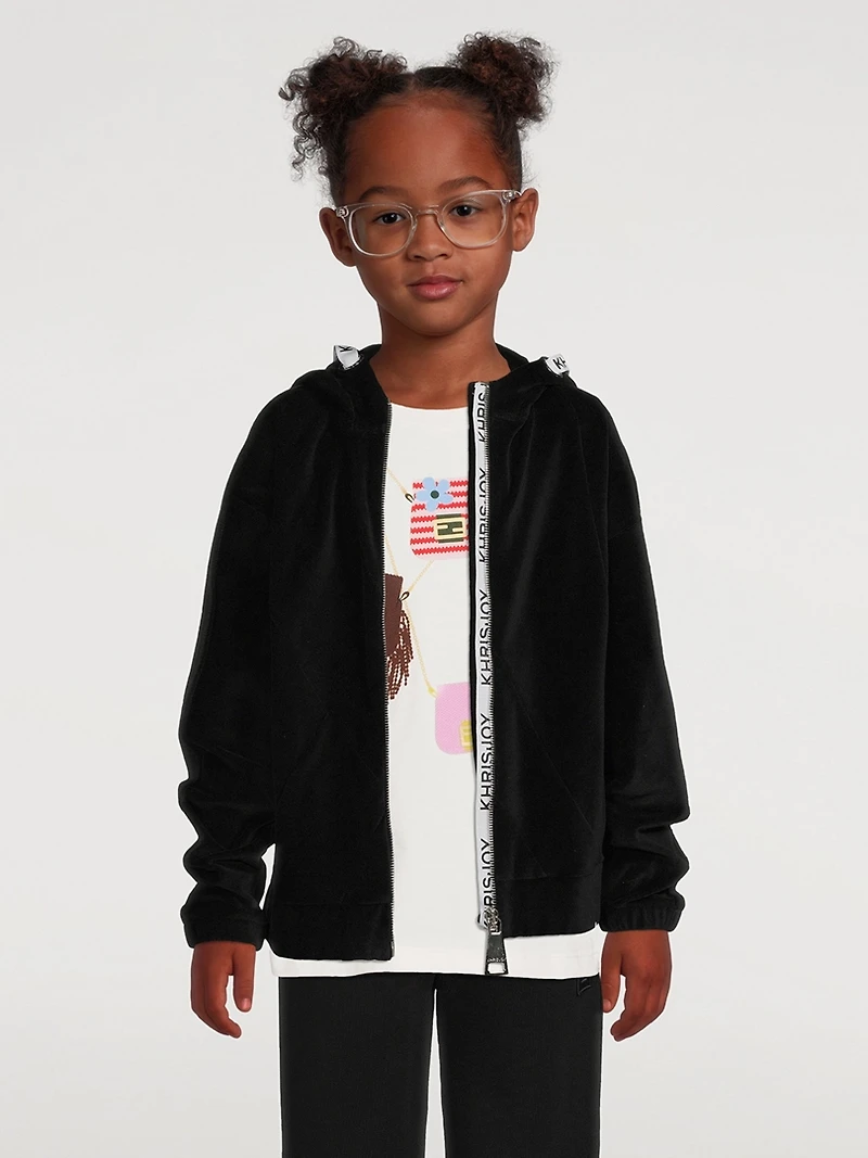 Youth Velour Tracksuit Jacket