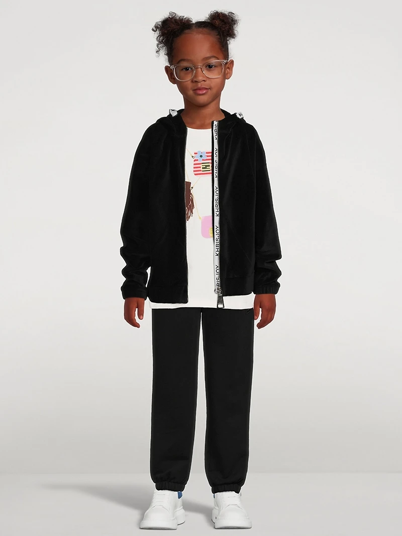 Youth Velour Tracksuit Jacket