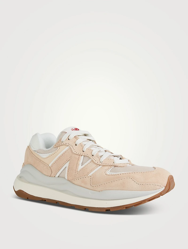 57/40 Suede And Mesh Sneakers