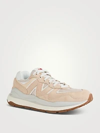 57/40 Suede And Mesh Sneakers