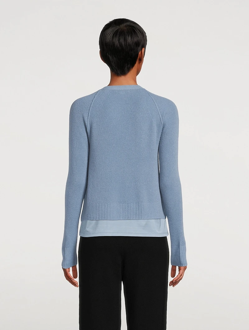 Ribbed Cashmere Cardigan