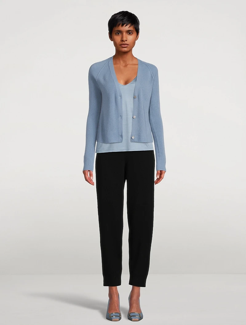 Ribbed Cashmere Cardigan