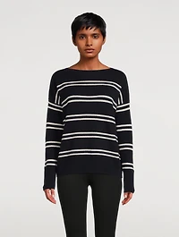 Double Stripe Wool And Cashmere Sweater