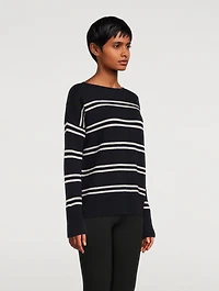 Double Stripe Wool And Cashmere Sweater